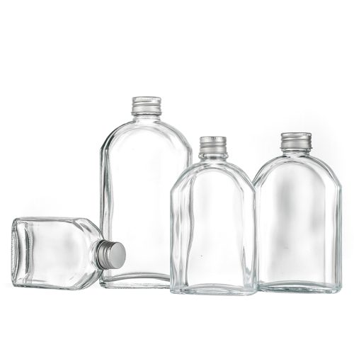Flat Glass Bottle,110ml,215ml,255ml,350ml