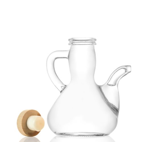 Glass Oil Dispenser with Handle 300ml