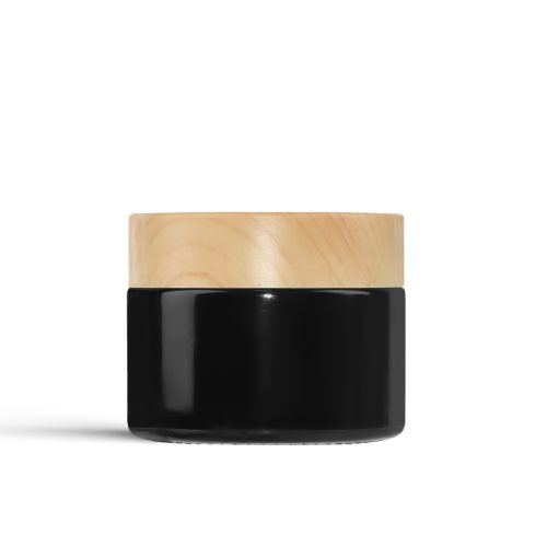 Black Glass Cosmetic Jars,6ml,20ml,36ml,54ml,125ml