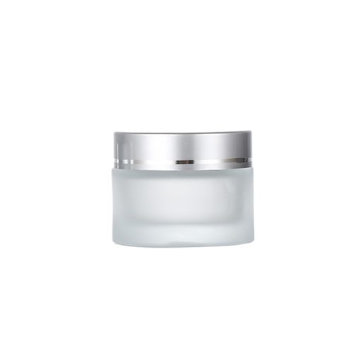 Frosted Glass Cream Jar,5ml,10ml,15ml,20ml