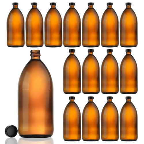 1000ml Amber Syrup Bottles Wholesale