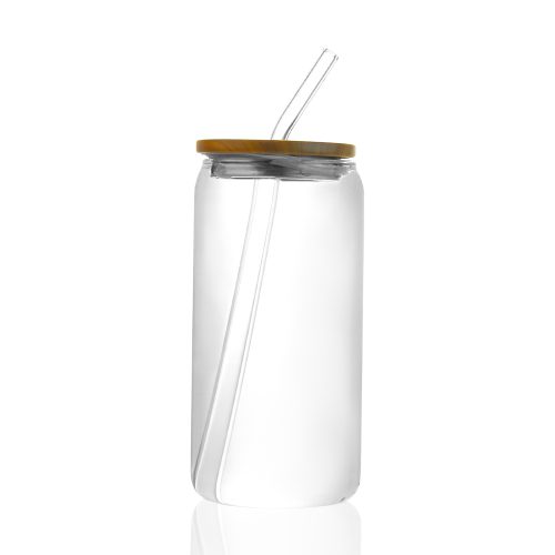 370ml 520ml Mason Jar Glasses with Lids and Straws
