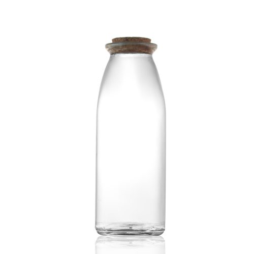370ml Square Glass Milk Bottle Wholesale